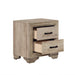 Homelegance Lonan 2-Drawer Nightstand 1955-4 IMAGE 3