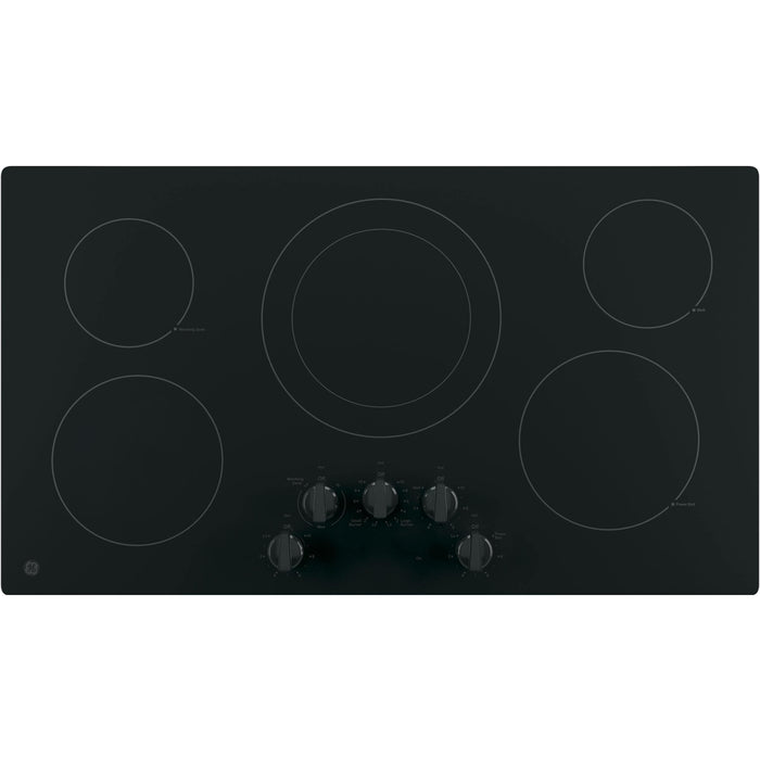 GE 36-inch Built-In Electric Cooktop JP3036DLBB IMAGE 1