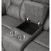 Coaster Furniture Higgins Reclining Leatherette Loveseat 602262 IMAGE 6