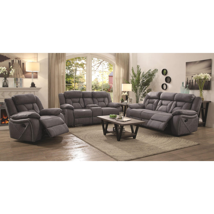 Coaster Furniture Higgins Reclining Leatherette Loveseat 602262 IMAGE 8