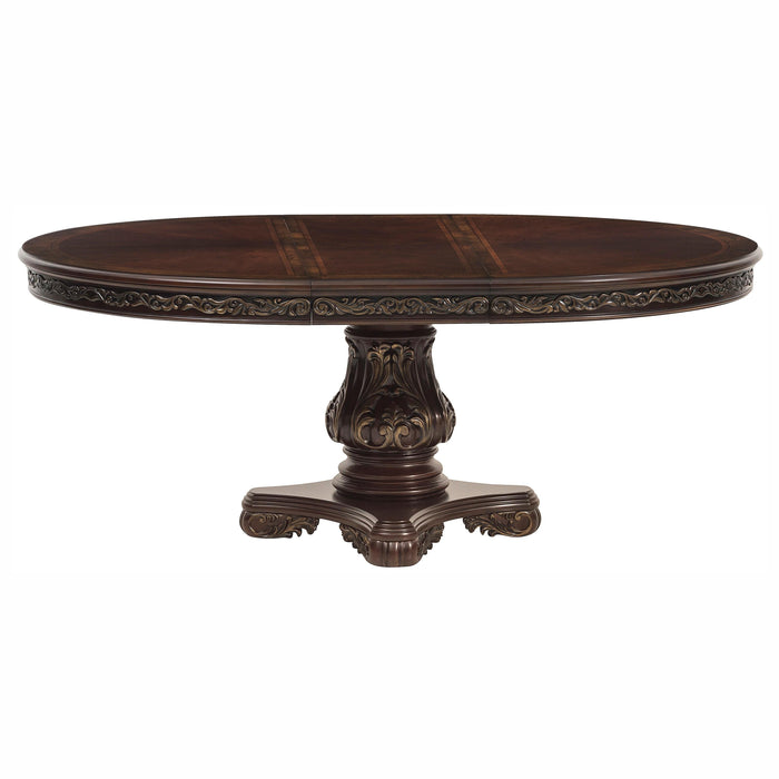 Homelegance Oval Deryn Park Dining Table with Pedestal Base 2243-76* IMAGE 3