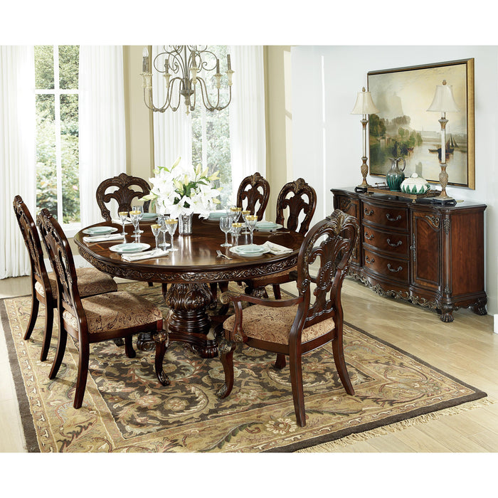 Homelegance Oval Deryn Park Dining Table with Pedestal Base 2243-76* IMAGE 8