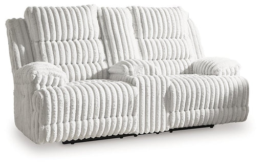 Rhines Falls Power Reclining Loveseat with Console - BWO Furniture & Mattresses