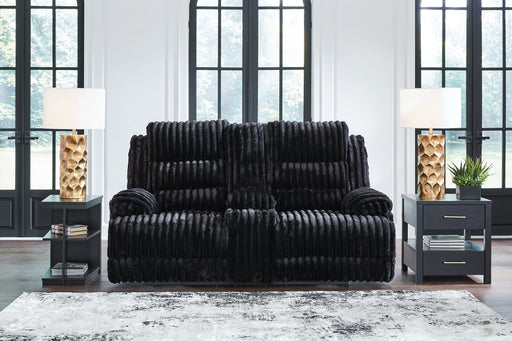 Rhine Falls Reclining Loveseat with Console - BWO Furniture & Mattresses