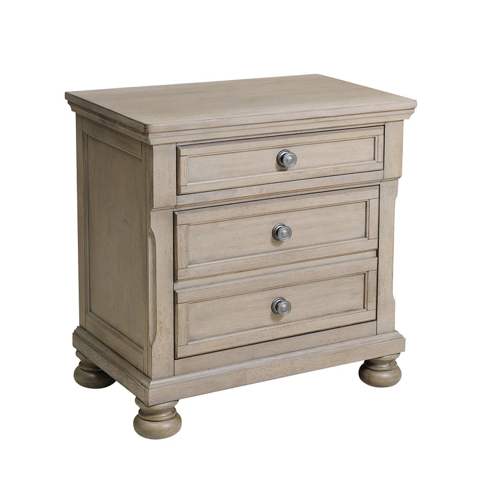 Homelegance Bethel 3-Drawer Nightstand 2259GY-4 IMAGE 2