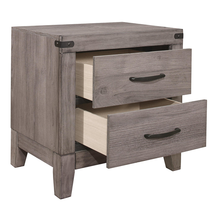 Homelegance Woodrow 2-Drawer Nightstand 2042-4 IMAGE 3