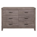 Homelegance Woodrow 6-Drawer Dresser 2042-5 IMAGE 1