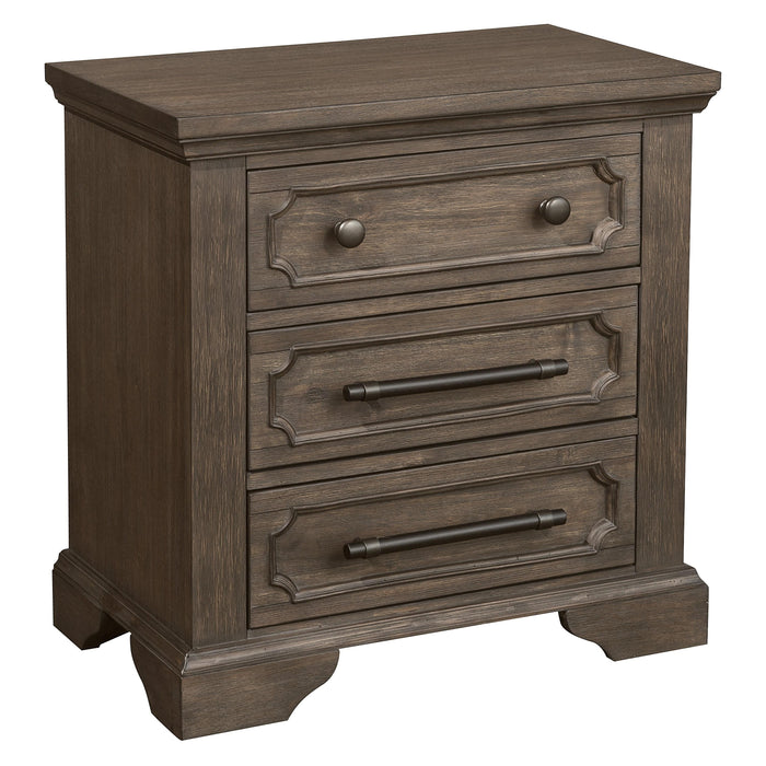 Homelegance Toulon 3-Drawer Nightstand 5438-4 IMAGE 2