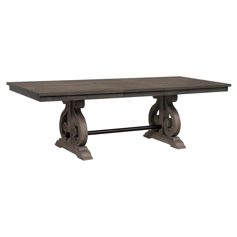 Homelegance Toulon Dining Table with Trestle Base 5438-96* IMAGE 4