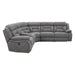 Coaster Furniture Higgins Power Reclining Leather Look 4 pc Sectional 600370 IMAGE 2