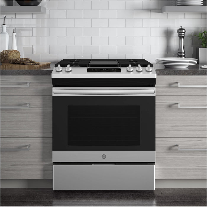 GE 30-inch Slide-In Gas Range JGSS66SELSS IMAGE 6