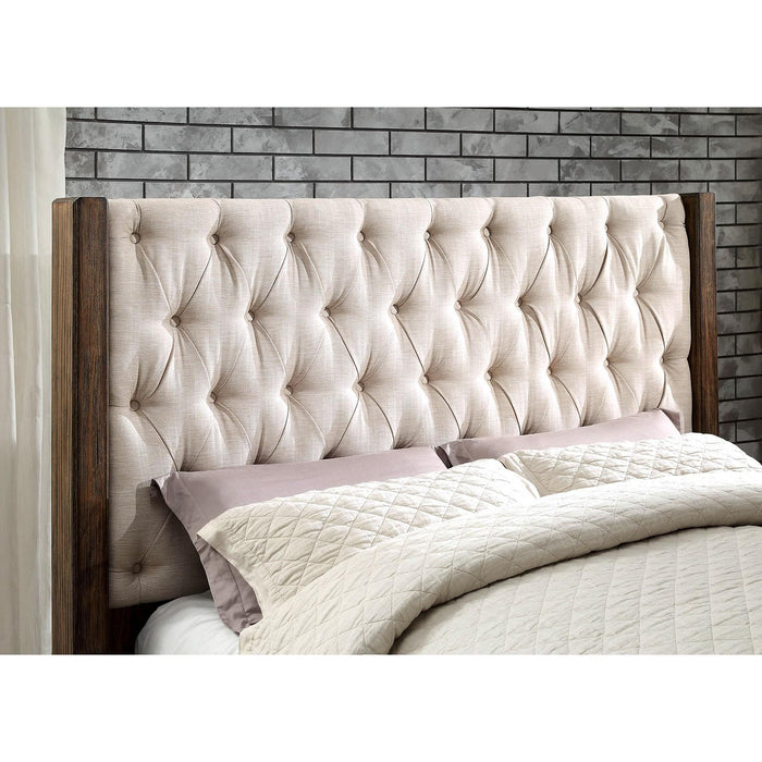 Furniture of America Hutchinson King Upholstered Bed CM7577EK-BED IMAGE 2