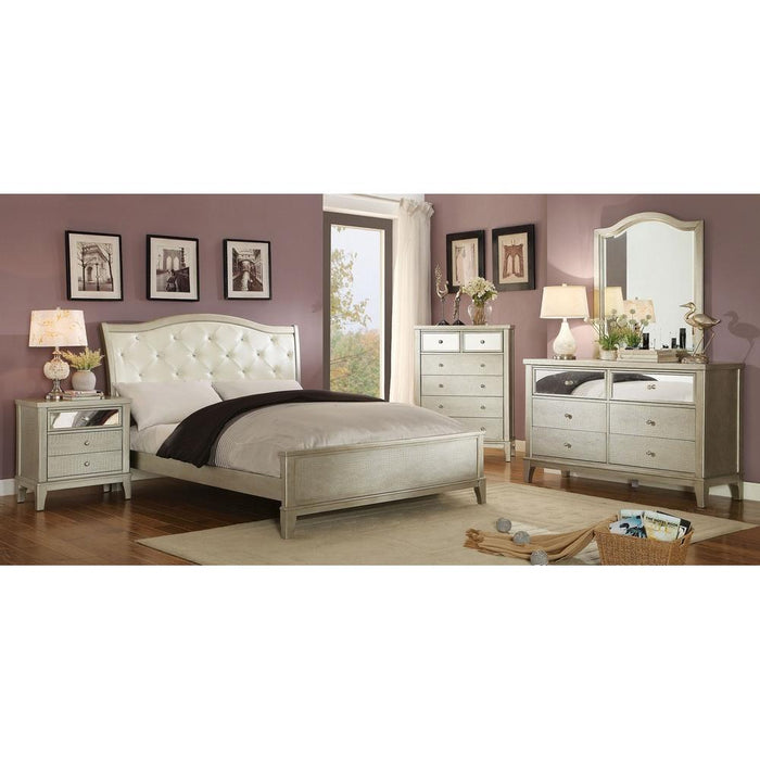 Furniture of America Adeline California King Upholstered Panel Bed CM7282CK-BED IMAGE 3