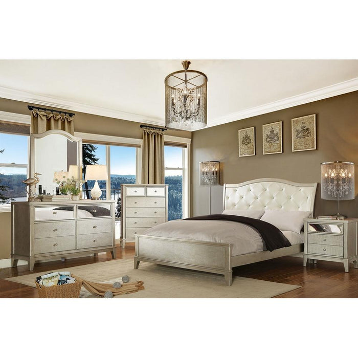 Furniture of America Adeline California King Upholstered Panel Bed CM7282CK-BED IMAGE 4