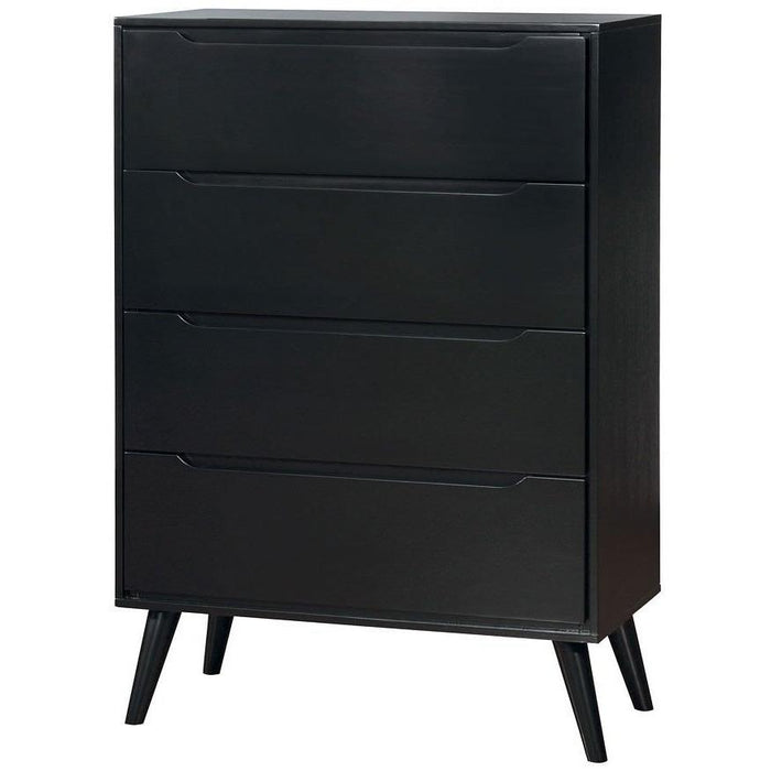 Furniture of America Lennart II 4-Drawer Chest CM7386BK-C IMAGE 1