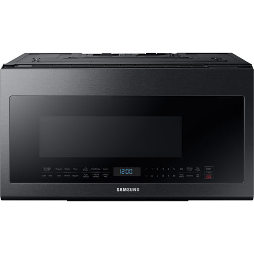 Samsung 30-inch, 2.1 cu.ft. Over-the-Range Microwave Oven with Ventilation System ME21M706BAG/AA IMAGE 1