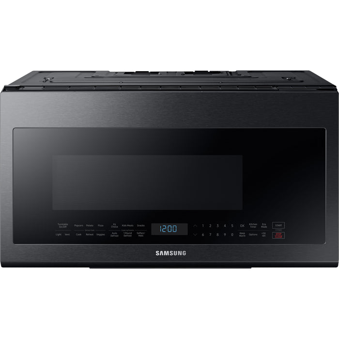 Samsung 30-inch, 2.1 cu.ft. Over-the-Range Microwave Oven with Ventilation System ME21M706BAG/AA IMAGE 1