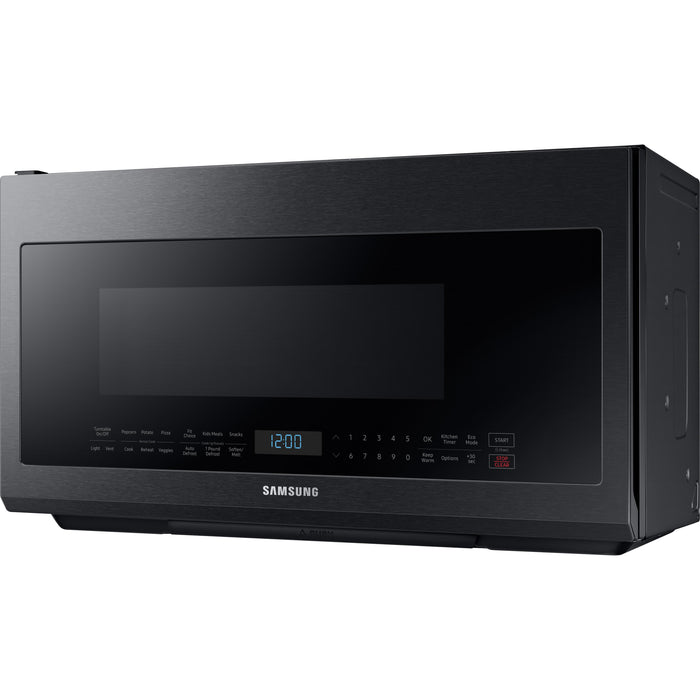 Samsung 30-inch, 2.1 cu.ft. Over-the-Range Microwave Oven with Ventilation System ME21M706BAG/AA IMAGE 3