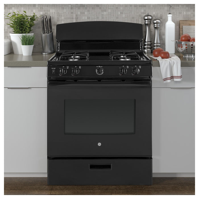 GE 30-inch Freestanding Gas Range JGBS30DEKBB IMAGE 6