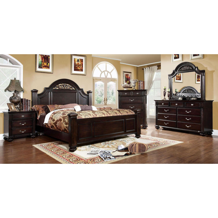 Furniture of America Syracuse Queen Poster Bed CM7129Q-BED IMAGE 3