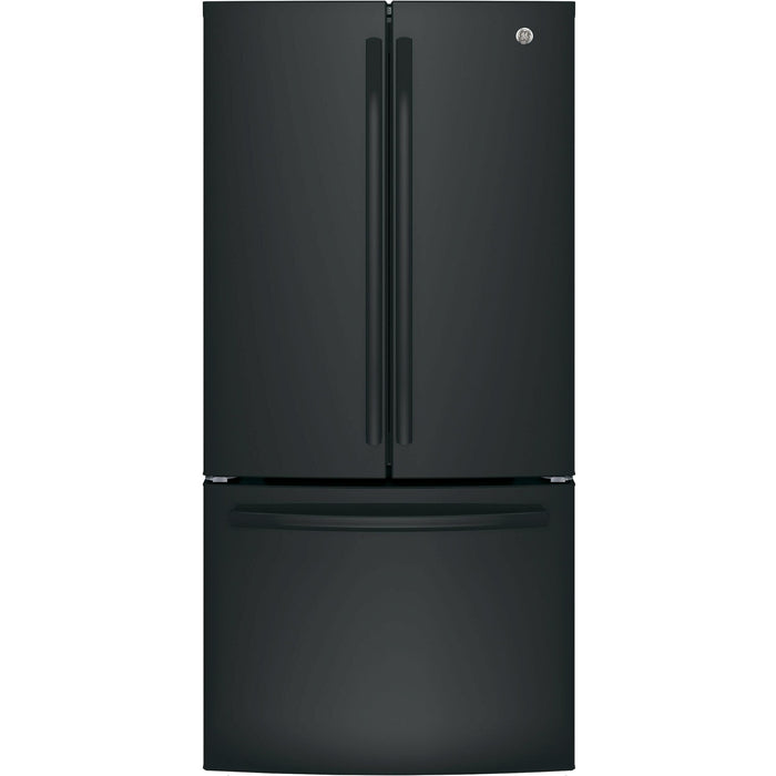 GE 33-inch, 18.6 cu. ft. Counter-Depth French-Door Refrigerator GWE19JGLBB IMAGE 1