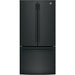 GE 33-inch, 18.6 cu. ft. Counter-Depth French-Door Refrigerator GWE19JGLBB IMAGE 1