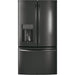 GE Profile 36-inch, 27.8 cu. ft. French 3-Door Refrigerator with Ice and Water PFE28KBLTS IMAGE 1