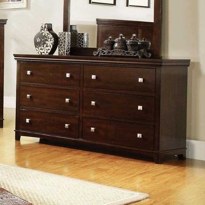 Furniture of America Pebble 6-Drawer Dresser CM7113CH-D