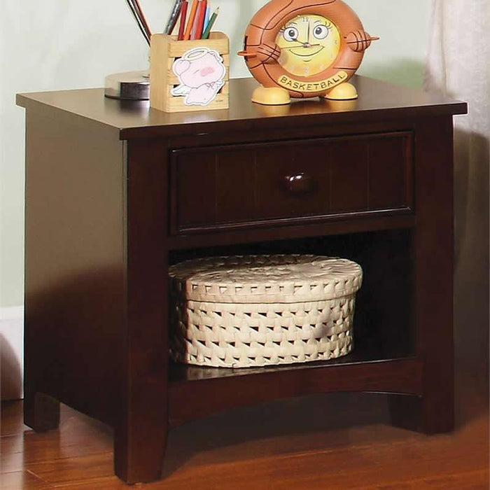 Furniture of America Omnus 1-Drawer Kids Nightstand CM7905EXP-N IMAGE 1