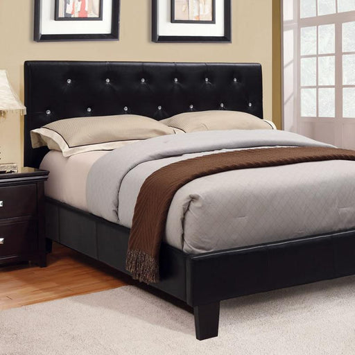 Furniture of America Velen California King Upholstered Panel Bed CM7949BK-CK-BED IMAGE 2