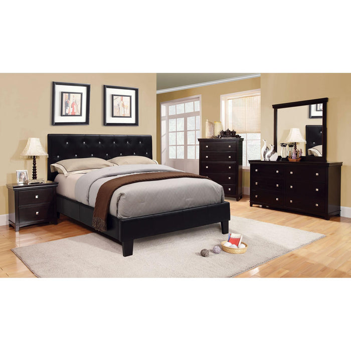 Furniture of America Velen King Upholstered Panel Bed CM7949BK-EK-BED IMAGE 4