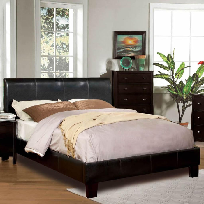 Furniture of America Villa Park King Upholstered Panel Bed CM7007EK-BED IMAGE 1