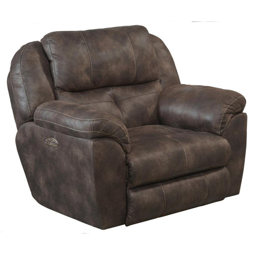 Catnapper Ferrington Power Leather Look Fabric Recliner 761890-7 1300-89 IMAGE 2