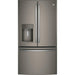 GE 36-inch, 27.8 cu.ft. Freestanding French 3-Door Refrigerator with Ice and Water Dispensing System GFE28GMKES IMAGE 1