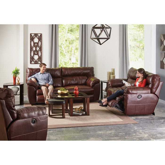 Catnapper Milan Reclining Leather Loveseat 4349 1283-19/3083-19 IMAGE 4