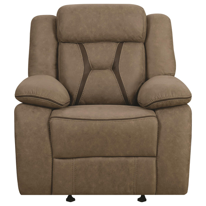 Coaster Furniture Higgins Glider Fabric Recliner 602266 IMAGE 2