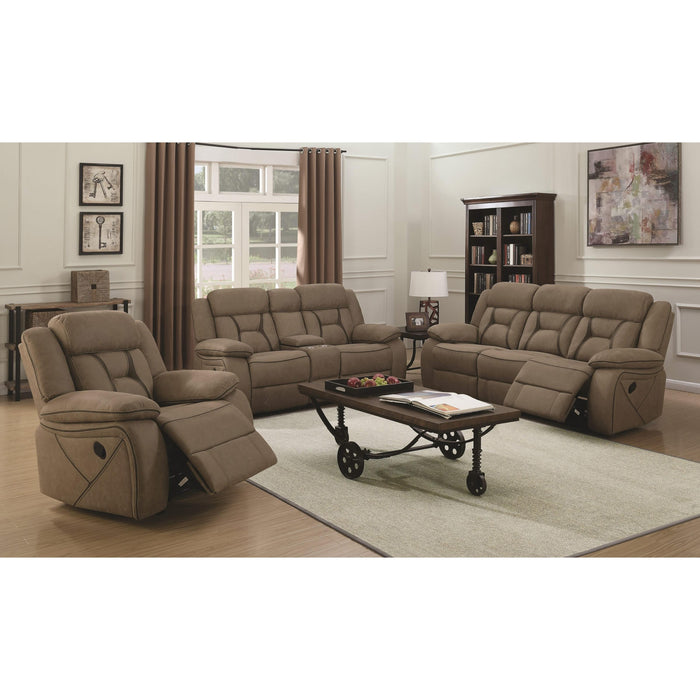 Coaster Furniture Higgins Glider Fabric Recliner 602266 IMAGE 6