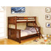 Furniture of America Kids Beds Bunk Bed CM-BK602F-OAK-BED IMAGE 2