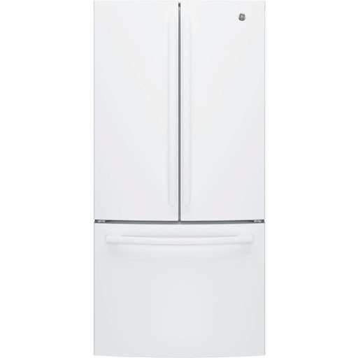 GE 33-inch, 18.6 cu. ft. Counter-Depth French-Door Refrigerator with Ice Maker GWE19JGLWW IMAGE 1