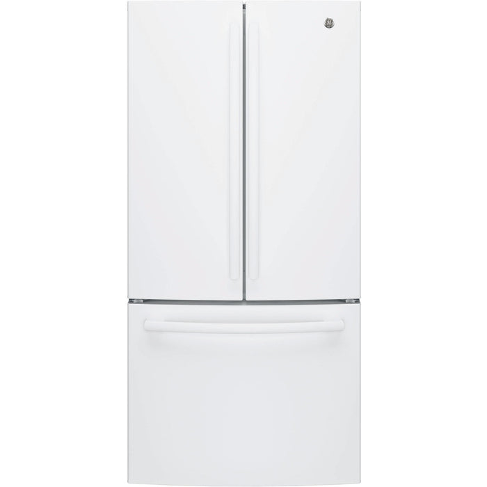 GE 33-inch, 18.6 cu. ft. Counter-Depth French-Door Refrigerator with Ice Maker GWE19JGLWW IMAGE 1