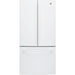 GE 33-inch, 18.6 cu. ft. Counter-Depth French-Door Refrigerator with Ice Maker GWE19JGLWW IMAGE 1