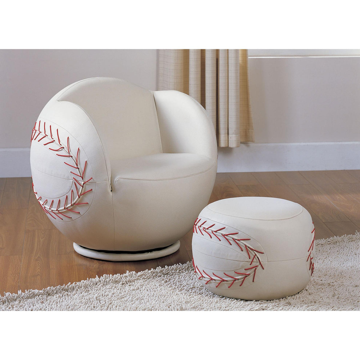 Acme Furniture All Star 05528 Chair and Ottoman
