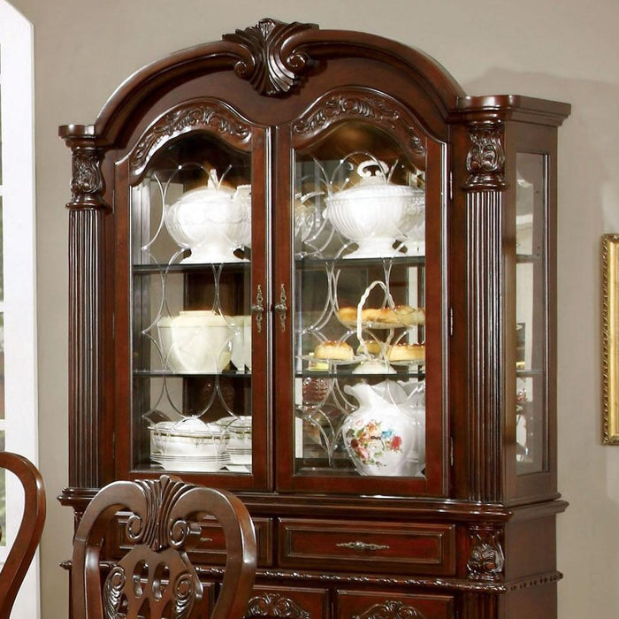 Furniture of America Elana 2 pc China Cabinet CM3212HB-SET IMAGE 2