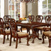 Furniture of America Elana Dining Table with Pedestal Base CM3212T-TABLE IMAGE 1