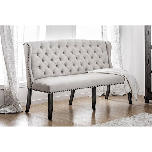 Furniture of America Sania I Bench CM3324BK-BNL IMAGE 2