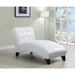 Acme Furniture Anna Polyurethane Chaise 15037 IMAGE 1