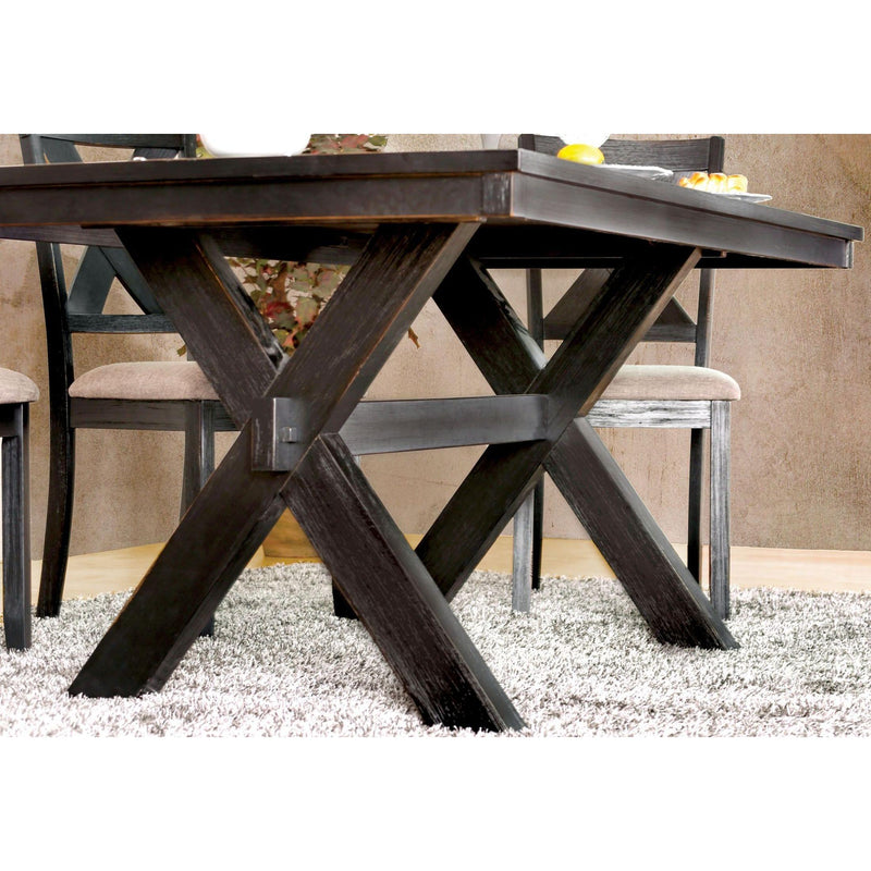 Furniture of America Xanthe Dining Table with Trestle Base CM3172T IMAGE 4