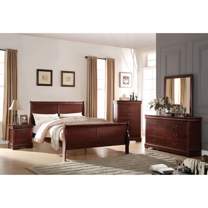 Acme Furniture Louis Philippe Full Sleigh Bed 23757F IMAGE 2