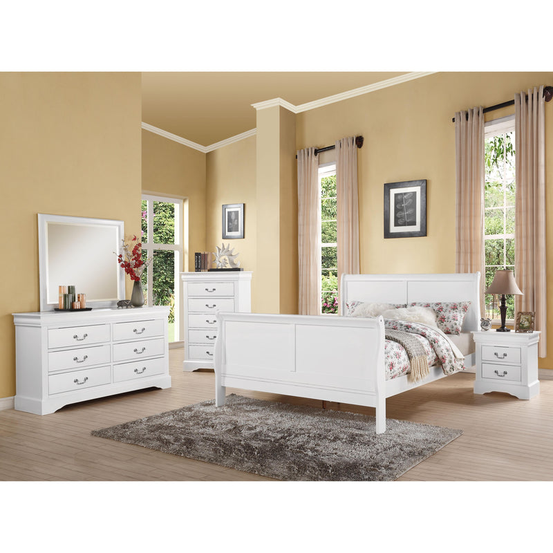Acme Furniture Louis Philippe III Queen Sleigh Bed 24500Q IMAGE 3