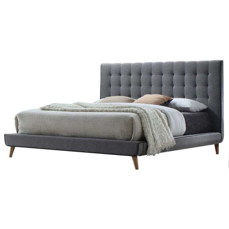 Acme Furniture Valda Queen Upholstered Platform Bed 24520Q IMAGE 1
